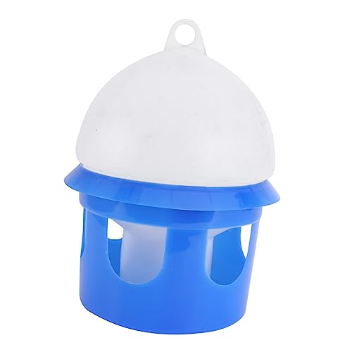 PERSELOSO 1 Stück automatische Wasserflasche Brenner Vogelkäfig-Wassernapf Hundefutter tränkebecken wasserbecken Wasserfütterungsvorrichtung für Vögel Wasserbehälter für Tauben Plastik Blue von PERSELOSO