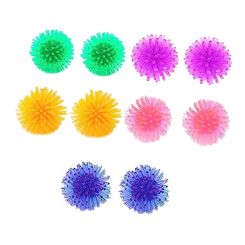PERSELOSO 10 Stück Teiliges Katzenspielzeug Interaktive Weiche Stachelbälle Zufällige Farben Fördert die Gesundheit Wohlbefinden von Katzen für Spiel und Stressabbau Zufällige Farbe PERSELOSO 10 Stück Teiliges Katzenspielzeug Interaktive Weiche Stachelbälle Zufällige Farben Fördert die Gesundheit Wohlbefinden von Katzen für Spiel und Stressabbau Zufällige Farbe von PERSELOSO