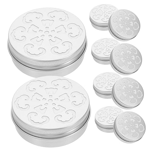 PERSELOSO 10 Stück Weihrauchperlen können Abdeckung Duftarbeit kleine Slider -Dosenlöcher Duftschiff Duft für Zuhause Diffusor Behälter für Aromaperlen Dosen für ätherische Öle Aluminium von PERSELOSO