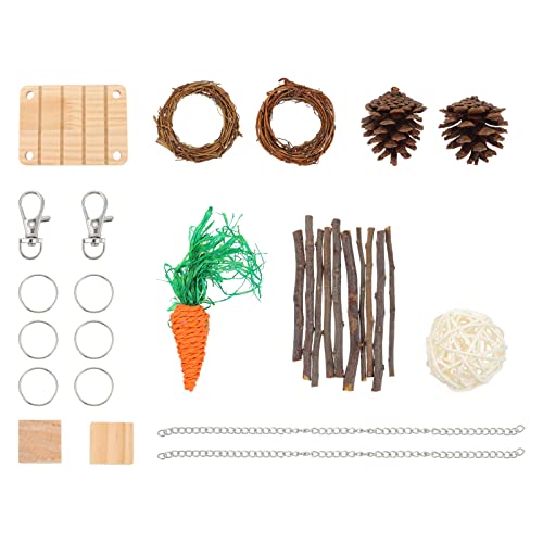 PERSELOSO 10stücke Teiliges Hasen-kauspielzeug Natürlichen Materialien Für Hamster Meerschweinchen Und Andere Kleintiere Spielzeug Zur Zahnpflege Und Beschäftigung Käfigen PERSELOSO 10stücke Teiliges Hasen-kauspielzeug Natürlichen Materialien Für Hamster Meerschweinchen Und Andere Kleintiere Spielzeug Zur Zahnpflege Und Beschäftigung Käfigen von PERSELOSO