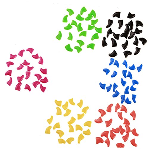 PERSELOSO 120 Stück Klauenkappen paw ptrol Paw Claw Control Pet Nail caps Nagelkappen für Katzen von PERSELOSO