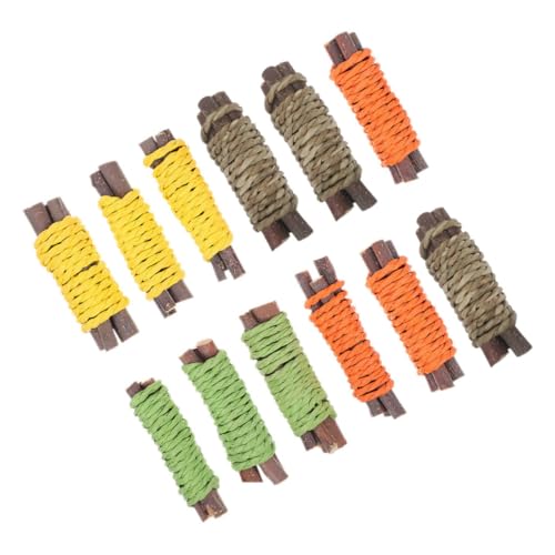 PERSELOSO 12stücke Kaninchen Kauspielzeug Molarstäbe Und Spielzeug Für Kleintiere Geeignet Für Meerschweinchen Und Andere Nagetiere Aus Natürlichen Materialien Farblich Gemischt PERSELOSO 12stücke Kaninchen Kauspielzeug Molarstäbe Und Spielzeug Für Kleintiere Geeignet Für Meerschweinchen Und Andere Nagetiere Aus Natürlichen Materialien Farblich Gemischt von PERSELOSO
