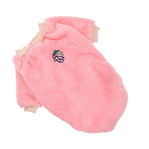 PERSELOSO 1Pc Kleidung Für Haustiere Mantel Haustier Kostüm Hund Warme Kleidung Obst Muster Hundebekleidung Hundebedarf Hundebekleidung Winter Hund Winterkostüm Haustier Kleidung Hund Warme von PERSELOSO