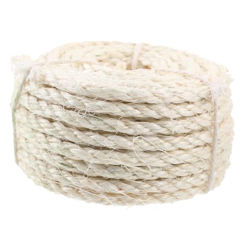 PERSELOSO 1rolle Natürliche Sisal-Schnur Für Katzenkratzbaum Austauschbare Kratzseil Für -reparaturen Strapazierfähiges Sisal-Material Für Langlebige Nutzung Für Katzenmöbel Und PERSELOSO 1rolle Natürliche Sisal-Schnur Für Katzenkratzbaum Austauschbare Kratzseil Für -reparaturen Strapazierfähiges Sisal-Material Für Langlebige Nutzung Für Katzenmöbel Und von PERSELOSO
