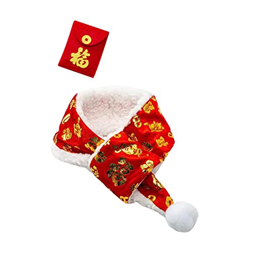 PERSELOSO 1satz Neuer Titel Neujahrs Haustier Schal Für Katzen Und Kleine Hunde Winterfest Kältebeständig Stilvolles Design Dekoratives Accessoire Für Festliche Anlässe von PERSELOSO