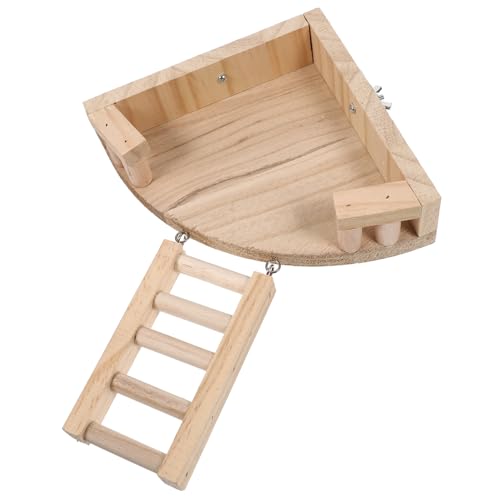 PERSELOSO 1satz Hamster Plattform Mit Leiter Aus Lustiges Chinchilla Spielzeug Für Ratten Stöckige Spielstation Für Kleintiere Für Gesunde Bewegung Und Abenteuer Im Käfig von PERSELOSO