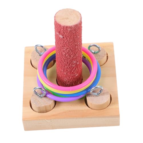 PERSELOSO 1Satz Papageien Intelligentes Vogelspielzeug für Sittiche Pädagogisches mit Holzsäulen und Ringen Fördert Körperliche Aktivität und Geistige Entwicklung Zufällige PERSELOSO 1Satz Papageien Intelligentes Vogelspielzeug für Sittiche Pädagogisches mit Holzsäulen und Ringen Fördert Körperliche Aktivität und Geistige Entwicklung Zufällige von PERSELOSO