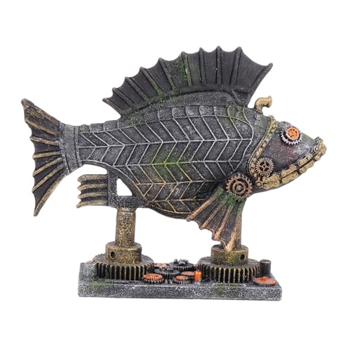 PERSELOSO 1Stück Aquarium Ornament Einzigartiges Handgefertigtes Versteck für Fische Sicher für Süßwasser Design Perfektes Landschaftselement für Aquarien und Teiche PERSELOSO 1Stück Aquarium Ornament Einzigartiges Handgefertigtes Versteck für Fische Sicher für Süßwasser Design Perfektes Landschaftselement für Aquarien und Teiche von PERSELOSO