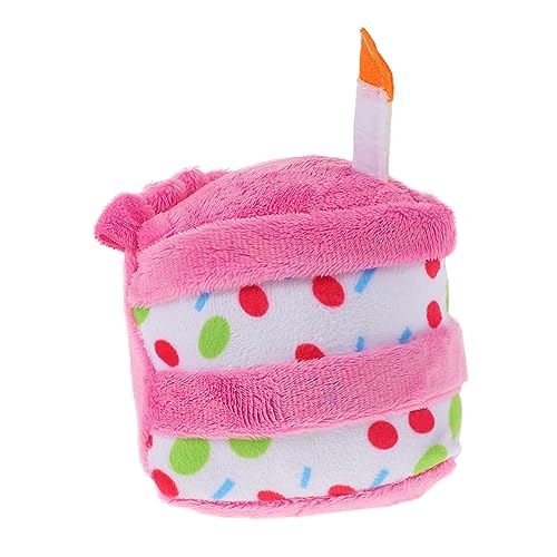 PERSELOSO 1Stück Hundekuchen für Quietschendes Geburtstagsgeschenk Interaktives Haustierzubehör Pinkes Kauspielzeug für Welpen für Garten und Camping Stärkt die Bindung PERSELOSO 1Stück Hundekuchen für Quietschendes Geburtstagsgeschenk Interaktives Haustierzubehör Pinkes Kauspielzeug für Welpen für Garten und Camping Stärkt die Bindung von PERSELOSO
