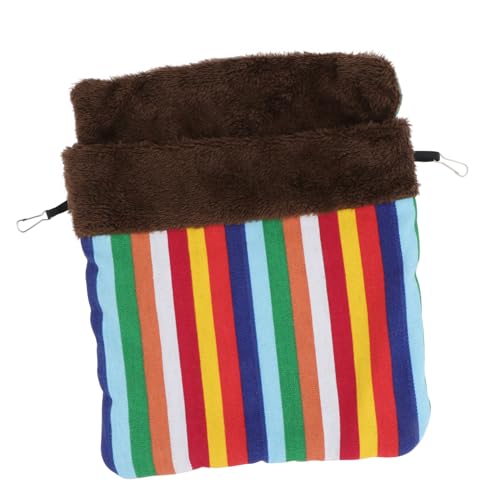 PERSELOSO 1Stück Kleintier Schlafsack Weicher Hängesack für Hamster Doppelte Baumwollfüllung Warmes Haustierbett für Besseren Schlaf für Käfige und Gehege PERSELOSO 1Stück Kleintier Schlafsack Weicher Hängesack für Hamster Doppelte Baumwollfüllung Warmes Haustierbett für Besseren Schlaf für Käfige und Gehege von PERSELOSO