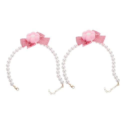 PERSELOSO 2 Stück Blumenschmuck mit Schleife Verstellbares für Kleine und Hunde Zubehör für Partys und Fotoshootings Leicht und Langlebig PERSELOSO 2 Stück Blumenschmuck mit Schleife Verstellbares für Kleine und Hunde Zubehör für Partys und Fotoshootings Leicht und Langlebig von PERSELOSO