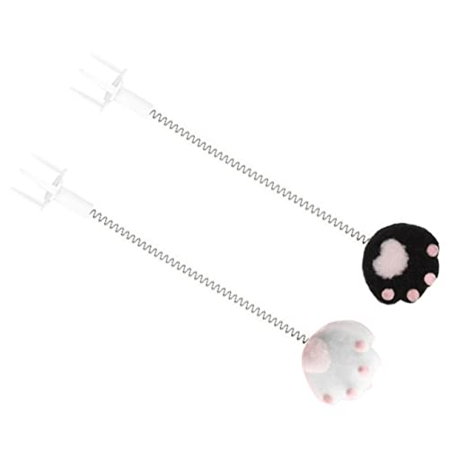 PERSELOSO 2 Stück Frühlings-Katzen-Teaser Neckisch Für Zauberstab Drinnen Anregend Zwitschern Haustier-Teaser-zauberstäbe Katzen-Teaser-Stick Kätzchen-Sticks Plüsch von PERSELOSO