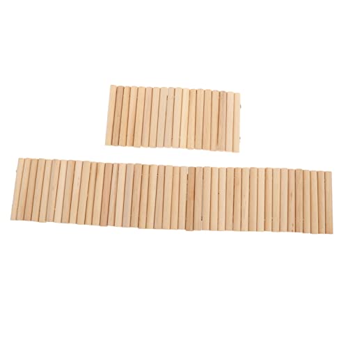 PERSELOSO 2 Stück Hamsterleiter aus Holz Klettern für Kleintiere für Hamster Meerschweinchen und Chinchillas Langlebig und Sicher PERSELOSO 2 Stück Hamsterleiter aus Holz Klettern für Kleintiere für Hamster Meerschweinchen und Chinchillas Langlebig und Sicher von PERSELOSO