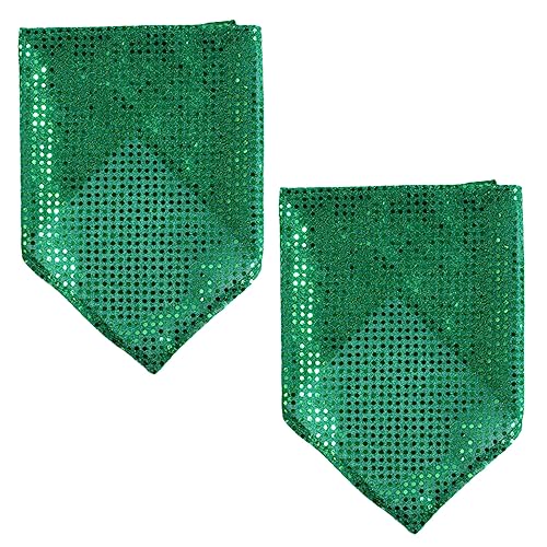 PERSELOSO 2 Stück Hundehalsabdeckung Handtuch Haustierdreieck -Schal Haustier Hundebandana Welpen-Bandana thematisiert Pfote Hundetücher Bandana Hund Kühlbandanas für Hunde Polyester Grün PERSELOSO 2 Stück Hundehalsabdeckung Handtuch Haustierdreieck -Schal Haustier Hundebandana Welpen-Bandana thematisiert Pfote Hundetücher Bandana Hund Kühlbandanas für Hunde Polyester Grün von PERSELOSO