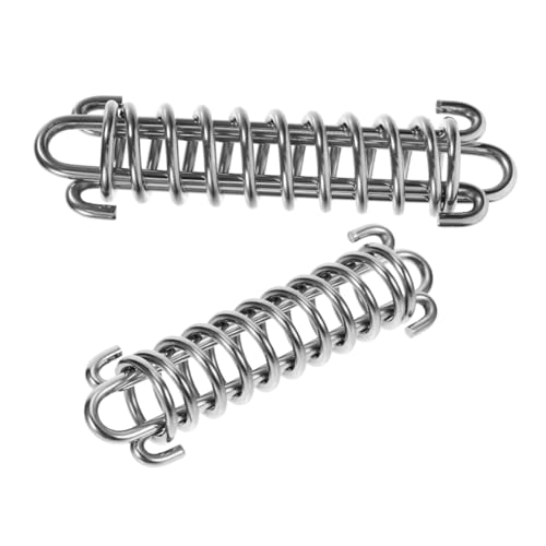 PERSELOSO 2 Stück Hundeleine mit Stoßdämpfer Bungee Leine aus mit Metallfeder für Große Hunde für Outdoor Aktivitäten und Camping von PERSELOSO