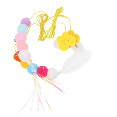 PERSELOSO 2 Stück Katzenspielzeug Interaktive Teaser Stäbe mit Einstellbarem Seil für Haustiere Hängend für Indoor Nutzung Trainieren von Kätzchen PERSELOSO 2 Stück Katzenspielzeug Interaktive Teaser Stäbe mit Einstellbarem Seil für Haustiere Hängend für Indoor Nutzung Trainieren von Kätzchen von PERSELOSO