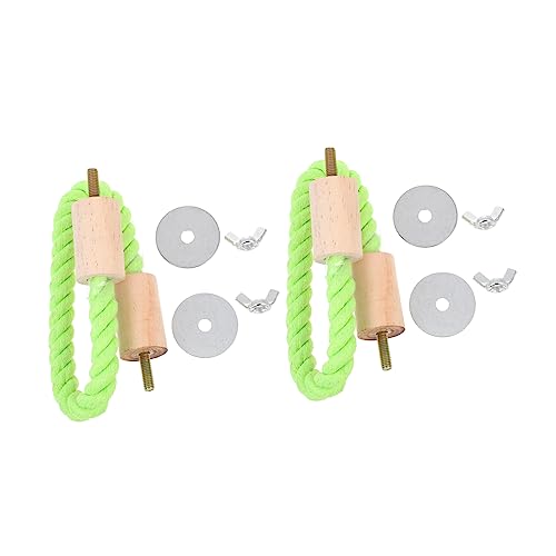 PERSELOSO 2 Stücke Papagei Käfig Stehstäbe Papageienspielzeug Langlebig für Vögel Birdcage Zubehör Haustier Trainingsspielzeug PERSELOSO 2 Stücke Papagei Käfig Stehstäbe Papageienspielzeug Langlebig für Vögel Birdcage Zubehör Haustier Trainingsspielzeug von PERSELOSO