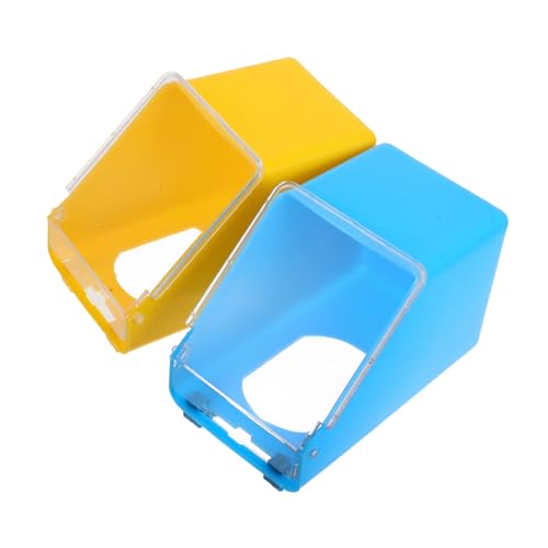 PERSELOSO 2 Stück Tauben Futterbox zum Aufhängen Multifunktional Leicht zu Reinigen Platzsparend Robustes Futter und Wasserschälchen für Vogelkäfige Praktische Futterlösung für von PERSELOSO