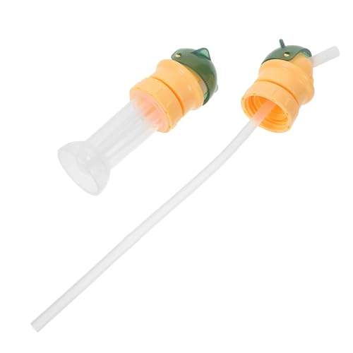 PERSELOSO 2 Stück Trinksauger Kappe für Wasserflasche Auslaufsichere Trinkflasche mit Strohhalm für Tragbare Umstellungskappe für Unterwegs Katze Grün PERSELOSO 2 Stück Trinksauger Kappe für Wasserflasche Auslaufsichere Trinkflasche mit Strohhalm für Tragbare Umstellungskappe für Unterwegs Katze Grün von PERSELOSO