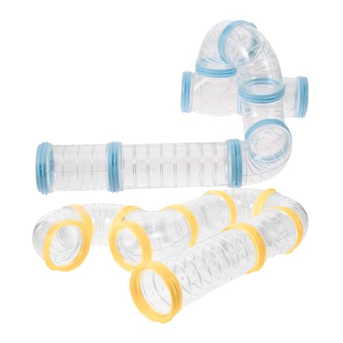 PERSELOSO 2Sätze Teiliges Hamsterkäfig Tunnelset DIY Röhrenverbindung für Hamsterkäfig Zubehör Transparent für Spiel und Geeignet für Nager und Ratten PERSELOSO 2Sätze Teiliges Hamsterkäfig Tunnelset DIY Röhrenverbindung für Hamsterkäfig Zubehör Transparent für Spiel und Geeignet für Nager und Ratten von PERSELOSO