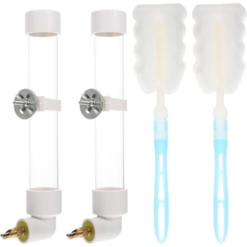 PERSELOSO Automatischer Vogel Wasserspender für Papageien und Sittiche Spritzwassergeschützt Langlebig Wiederverwendbar für Vogelkäfige 2 Stück PERSELOSO Automatischer Vogel Wasserspender für Papageien und Sittiche Spritzwassergeschützt Langlebig Wiederverwendbar für Vogelkäfige 2 Stück von PERSELOSO