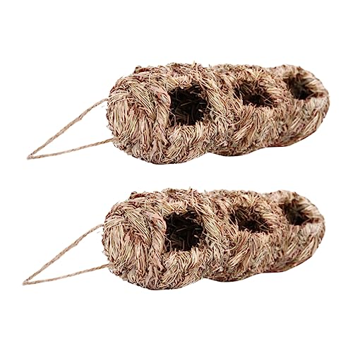 PERSELOSO 2stücke Handgewebte Vogelhäuser Für Garten Outdoor Nistkästen Aus Naturmaterialien Zum Aufhängen Vogelzucht PERSELOSO 2stücke Handgewebte Vogelhäuser Für Garten Outdoor Nistkästen Aus Naturmaterialien Zum Aufhängen Vogelzucht von PERSELOSO