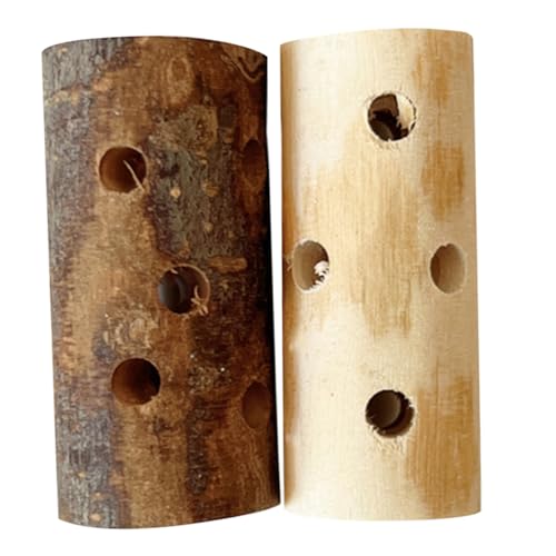 PERSELOSO 2stücke Apfelholz Kau-Sticks Für Kleintiere Natürliches Kauspielzeug Für Hamster Meerschweinchen Kaninchen Und Andere Kleintiere Zahn Und Spielzeug Für Gesunde Zähne Und von PERSELOSO