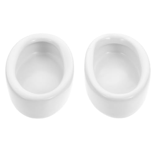 PERSELOSO 2Stücke Oval Geformte Keramik Wasserschale für Reptilien Futterschale und Trinknapf für Schildkröten für Terrarium und Aquarium Langlebig und Gesund für Haustiere PERSELOSO 2Stücke Oval Geformte Keramik Wasserschale für Reptilien Futterschale und Trinknapf für Schildkröten für Terrarium und Aquarium Langlebig und Gesund für Haustiere von PERSELOSO