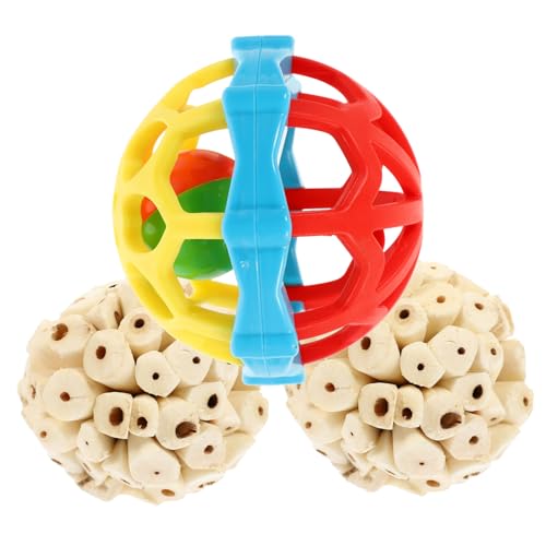 PERSELOSO Vogel-trainingsspielzeug 3 Stück Papageien-kauspielzeug Schleifschnabel Für Nymphensittiche Finken Käfigzubehör Zufällige Farbe PERSELOSO Vogel-trainingsspielzeug 3 Stück Papageien-kauspielzeug Schleifschnabel Für Nymphensittiche Finken Käfigzubehör Zufällige Farbe von PERSELOSO