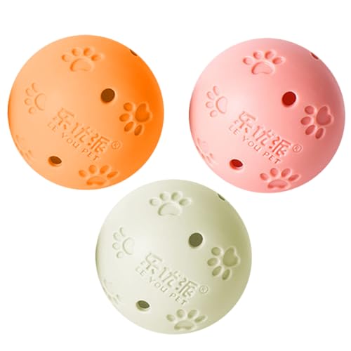 PERSELOSO 3 Stück Für Katzengellen Quietschend Crinkle Cat - Ball Haustier von PERSELOSO