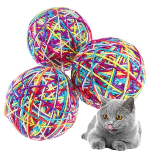 PERSELOSO 3 Stück Katzenspielzeugball Kätzchenbälle Katzenminze Katzenspielzeug Verspielte Kätzchen Katzen Katzenball Elastischer Kätzchenball Lustiges Kätzchenballspielzeug PERSELOSO 3 Stück Katzenspielzeugball Kätzchenbälle Katzenminze Katzenspielzeug Verspielte Kätzchen Katzen Katzenball Elastischer Kätzchenball Lustiges Kätzchenballspielzeug von PERSELOSO
