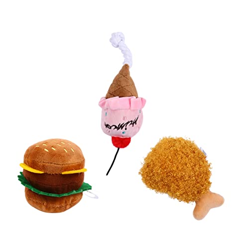 PERSELOSO 3 Stück Plüschtiere für Haustiere pet Supplies Begleiter für Haustiere Futter quietschendes Hundespielzeug ausgestopft Haustier-Plüsch- für Hund Katze PERSELOSO 3 Stück Plüschtiere für Haustiere pet Supplies Begleiter für Haustiere Futter quietschendes Hundespielzeug ausgestopft Haustier-Plüsch- für Hund Katze von PERSELOSO