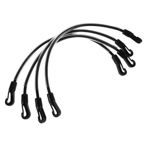 PERSELOSO 4 Stück Beingurte Für Pferdedecken: Elastische Beingurte Für Haustierdecken – Metallklammern Mit Doppelten Druckknöpfen, Dehnbare Bauch-ersatzschnur – Winterbedarf von PERSELOSO