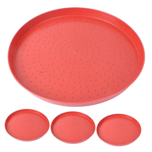 PERSELOSO 4 Stück Kunststoff Futterschalen für Hühner Enten und Gänse Leichte Wiederverwendbare Futterplatten für Küken Einsetzbar PERSELOSO 4 Stück Kunststoff Futterschalen für Hühner Enten und Gänse Leichte Wiederverwendbare Futterplatten für Küken Einsetzbar von PERSELOSO