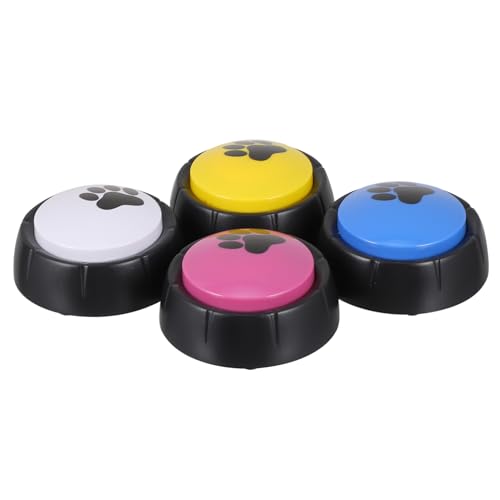 PERSELOSO 4pcs Pet Spielzeug Hund Spielzeug Für Hunde Aufnahme Taste Training Kommunikation Spielzeug von PERSELOSO