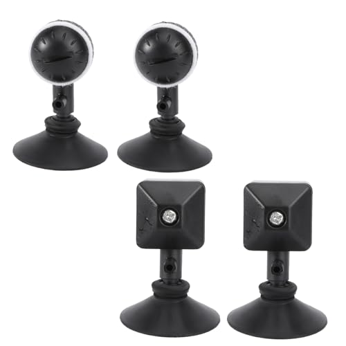 PERSELOSO 4 Stück Teiliges Aquarium Bubble Diffuser aus Langlebigem mit Verstellbarem Luftauslass und Saugnapf Sauerstoffstein für Belüftung in Aquarien zur Fischgesundheit von PERSELOSO