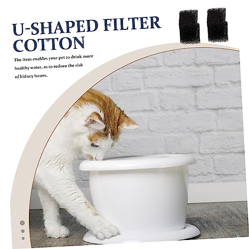 PERSELOSO 4Stücke Förmige Pet Wasserbrunnenfilter Schwammfilter für Trinkbrunnen Kompatibel mit Haustiertrinkbrunnen Hochwertiger Ersatzfilter für Frisches Wasser PERSELOSO 4Stücke Förmige Pet Wasserbrunnenfilter Schwammfilter für Trinkbrunnen Kompatibel mit Haustiertrinkbrunnen Hochwertiger Ersatzfilter für Frisches Wasser von PERSELOSO