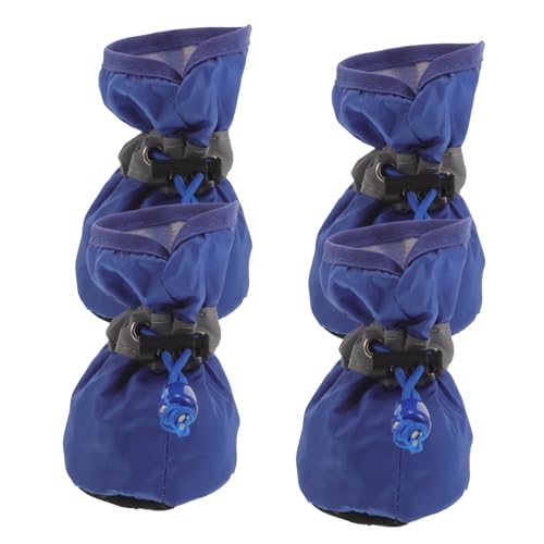 PERSELOSO 4Stücke Hundeschuhe Pfotenschutz für Kleine bis Mittlere Atmungsaktive für Outdoor Aktivitäten Verstellbare Riemen und rutschfeste Sohle XXXL PERSELOSO 4Stücke Hundeschuhe Pfotenschutz für Kleine bis Mittlere Atmungsaktive für Outdoor Aktivitäten Verstellbare Riemen und rutschfeste Sohle XXXL von PERSELOSO
