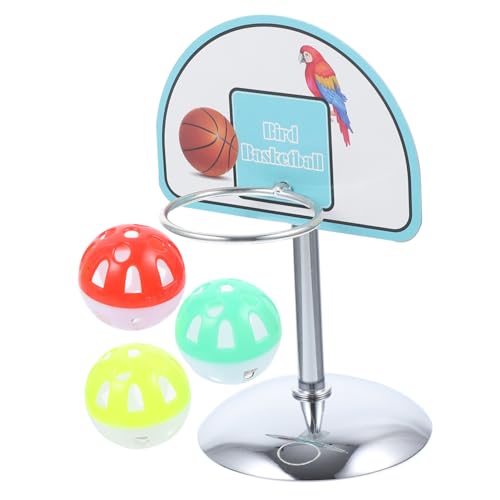 PERSELOSO 4Stücke Papageienspielzeug Mini Basketball Standspielzeug für Interaktives Lernspielzeug zur Aktivität und Spielverhaltens von Papageien und Anderen PERSELOSO 4Stücke Papageienspielzeug Mini Basketball Standspielzeug für Interaktives Lernspielzeug zur Aktivität und Spielverhaltens von Papageien und Anderen von PERSELOSO