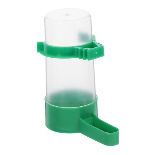 PERSELOSO 5 Stück Automatischer Trinkbrunnen Vogelbedarf Nymphensittich Wasserspender Käfig Wasserspender Vogelzubehör Wasserspender Für Papageien Vogelkäfig Wasserspender Abs Grün von PERSELOSO