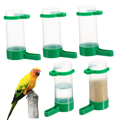 PERSELOSO 5Stücke Automatischer Vogeltrinker Große Vogeltränke mit Sprinkler für Wellensittiche Nymphensittiche und Andere Kleine Vögel Einfache und PERSELOSO 5Stücke Automatischer Vogeltrinker Große Vogeltränke mit Sprinkler für Wellensittiche Nymphensittiche und Andere Kleine Vögel Einfache und von PERSELOSO