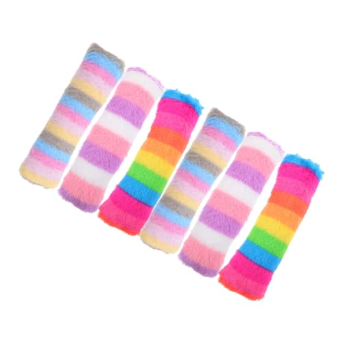 PERSELOSO 6 Stück Plüschtiere für Haustiere interaktives Interactive Toys Haustier Plüschspielzeug Plushy cat Katze Ausgestopfte Hundespielzeug für Haustiere Stoff von PERSELOSO