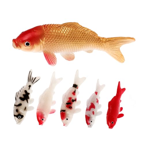 PERSELOSO 6stücke Teiliges Künstliche Fische Dekoration Für Aquarien Simulierte -Fisch Modelle Für Kreative Aquariumgestaltung Und Terrarium-Dekoration von PERSELOSO