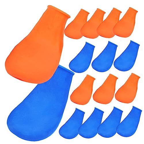 PERSELOSO 8 Stück wasserdichte Überschuhe Für Haustiere Hundeschuhe Winterstiefel Für Hunde Winterschuhe Für Hunde Winterliche Hundestiefel Hunderegenstiefel Für Draußen Welpenstiefel Gummi von PERSELOSO