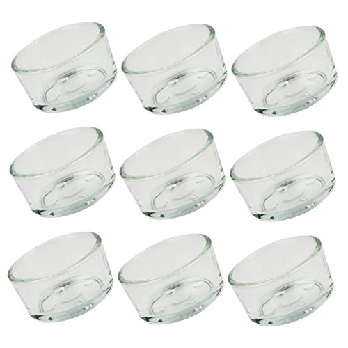 PERSELOSO 9Stücke Teiliges Wasserschalen für Reptilien Transparente Futterschalen für Schildkröten Echsen und Andere Terrarienbewohner Reinigen von PERSELOSO