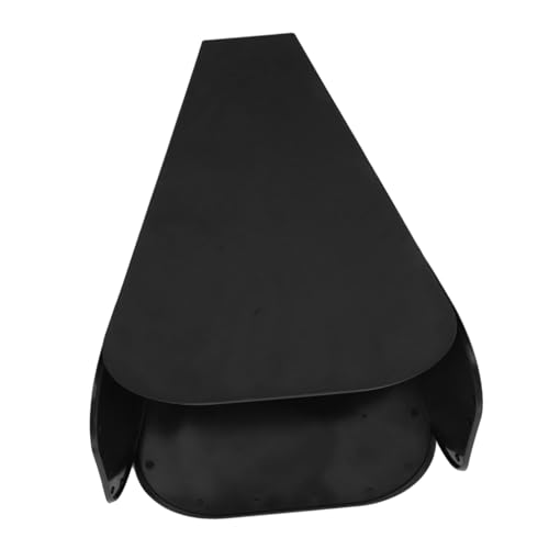 PERSELOSO Anti Eichhörnchen Trennwände Regenschutzsystem Feeder Proof Kunststoff Barrier Shield Wetterversorgung Abdeckung Kontrolle Widerstand Kuppel Hängen Schallwand Außen Outdoor Black von PERSELOSO