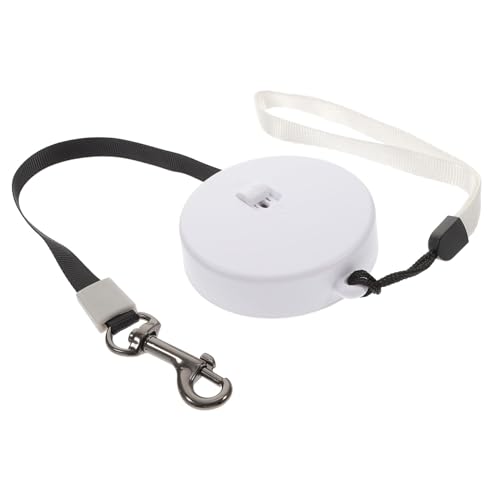PERSELOSO Ausziehbare Hundeleine für Kleine Hunde Leichtes Stabiles Seil mit Sicherem Karabiner für Welpen und Outdoor spaziergänge Weiß Rundes Design Zufällige Farbe Zufällige Farbe von PERSELOSO