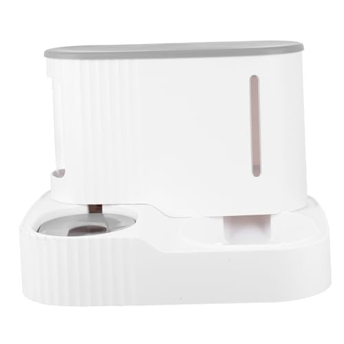 PERSELOSO Automatischer Haustier Trinkbrunnen mit Futterspender für Katzen und Kleine Kapazität Wasserdichtes Design Automatische Nachfüllfunktion mit Sichtfenster PERSELOSO Automatischer Haustier Trinkbrunnen mit Futterspender für Katzen und Kleine Kapazität Wasserdichtes Design Automatische Nachfüllfunktion mit Sichtfenster von PERSELOSO