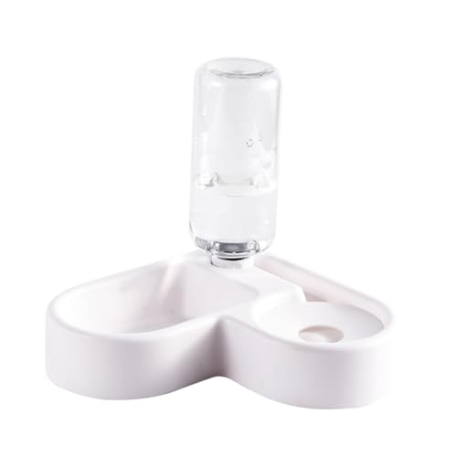 PERSELOSO Automatischer Wasserspender für Katzen und Hunde Praktischer Futter und Wassernapf Weiß Rutschfestes Design für Zuhause für Hygienische und Bequeme Fütterung PERSELOSO Automatischer Wasserspender für Katzen und Hunde Praktischer Futter und Wassernapf Weiß Rutschfestes Design für Zuhause für Hygienische und Bequeme Fütterung von PERSELOSO