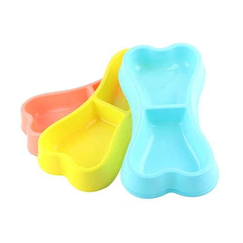 PERSELOSO Doppelter Futterautomat Für Hunde Haustiernapf Dual Pet Bowl Rosa von PERSELOSO